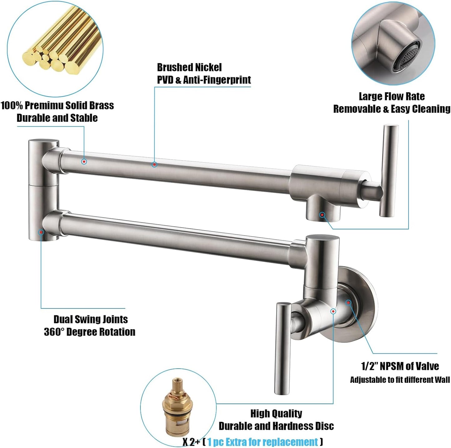 Brass Pot Filler